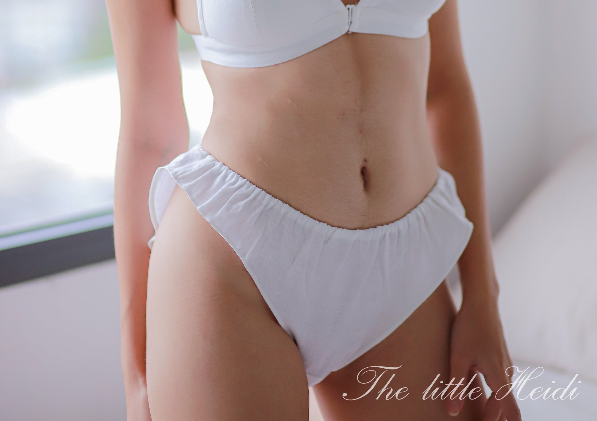 Flattering Linen Panties: Soft Elastic Waistband, Linen Sleepwear
